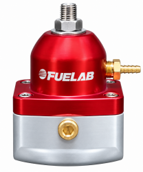 Fuelab Red EFI Adjustable Fuel Pressure Regulator -6AN Inlets